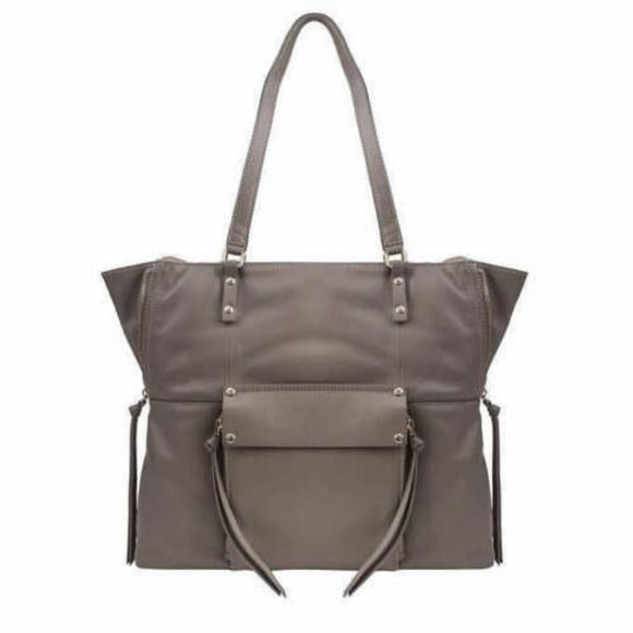 Kooba Handbags - Kooba 100% Leather Large Taupe Tote Bag NWOT